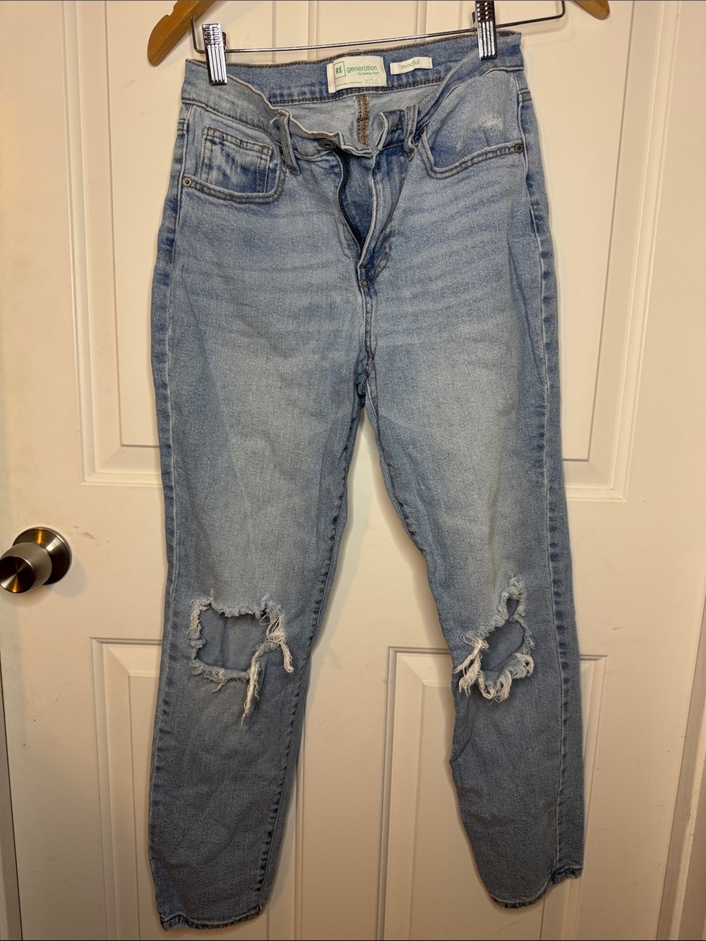 Generation Love Light Blue Distressed Boyfriend Jeans